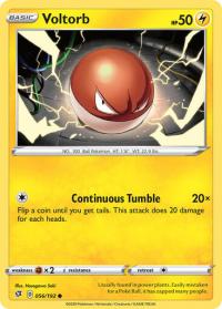 pokemon ss rebel clash voltorb 056 192