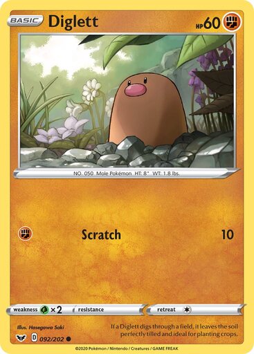 Diglett 092-202 (RH)