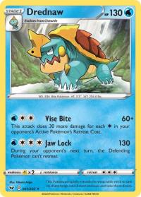 pokemon ss sword shield base set drednaw 061 202