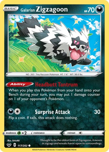 Galarian Zigzagoon 117-202 (RH)