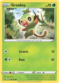 pokemon ss sword shield base set grookey 011 202 rh