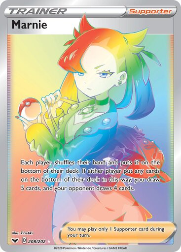 Marnie 208-202 - RAINBOW RARE