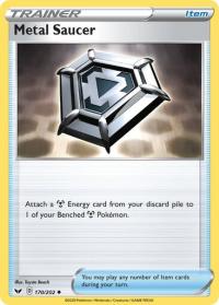 pokemon ss sword shield base set metal saucer 170 202