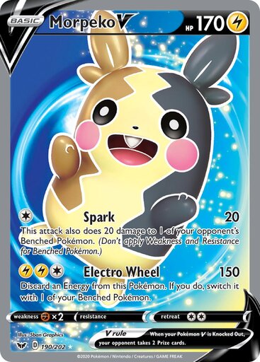 Morpeko V 190-202 - FULL ART