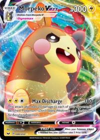 pokemon ss sword shield base set morpeko vmax 080 202
