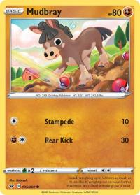 pokemon ss sword shield base set mudbray 105 202 rh