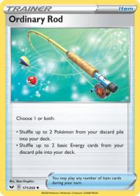 pokemon ss sword shield base set ordinary rod 171 202 rh