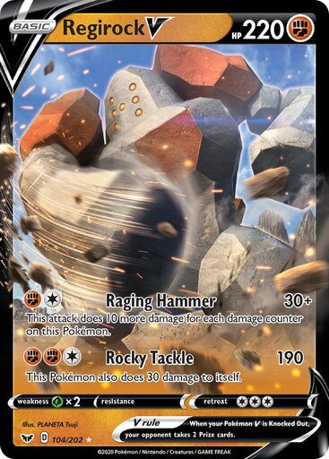 Regirock V 104-202