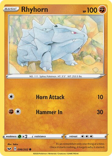 Rhyhorn 096-202 (RH)