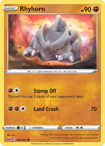 Rhyhorn 097-202 (RH)