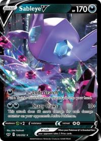 pokemon ss sword shield base set sableye v 120 202