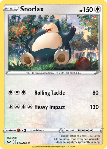 Snorlax 140-202 (RH)