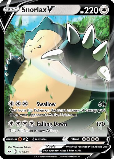 Snorlax V 141-202