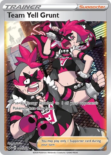 Team Yell Grunt 202-202 - FULL ART