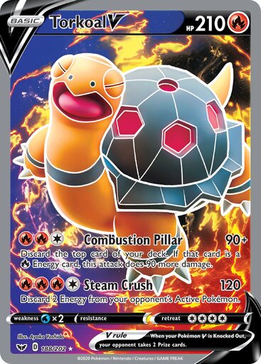 Torkoal V 188-202 - FULL ART