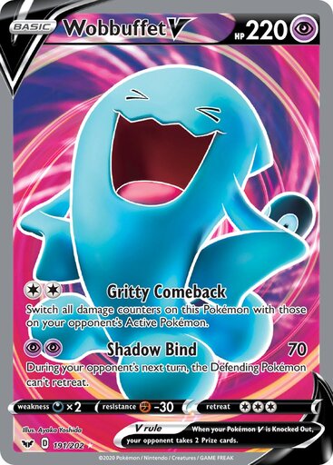 Wobbuffet V 191-202 - FULL ART