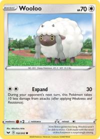 pokemon ss sword shield base set wooloo 152 202 rh