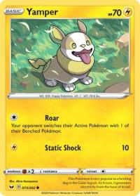 pokemon ss sword shield base set yamper 073 202