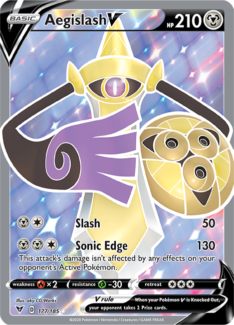 Aegislash V 177-185 FULL ART