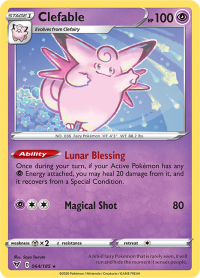 pokemon ss vivid voltage clefable 064 185