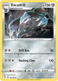 pokemon ss vivid voltage excadrill 122 185