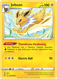 pokemon ss vivid voltage jolteon 047 185