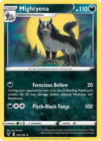 pokemon ss vivid voltage mightyena 104 185