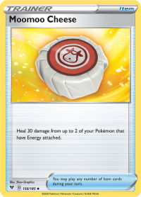 pokemon ss vivid voltage moo moo cheese 156 185