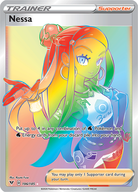 Nessa 196-185 - RAINBOW RARE