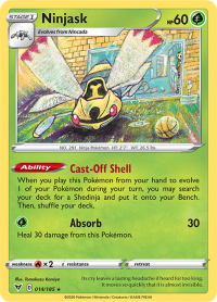 pokemon ss vivid voltage ninjask 014 185