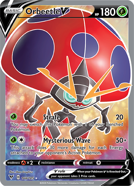 Orbeetle V 166-185 FULL ART