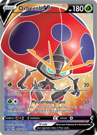 pokemon ss vivid voltage orbeetle v 166 185 full art