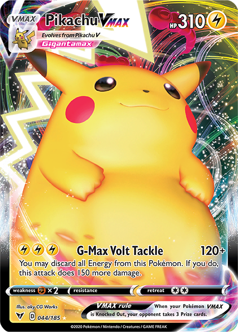 Pikachu VMAX 044-185