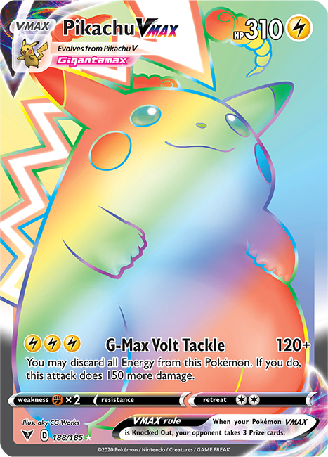 Pikachu VMAX 188-185 - RAINBOW RARE