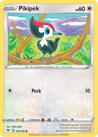 pokemon ss vivid voltage pikipek 143 185