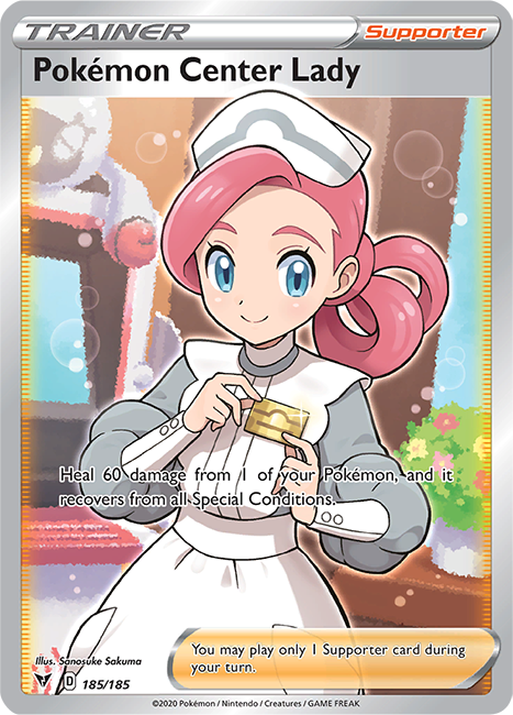 Pokemon Center Lady - 185-185