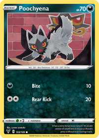 pokemon ss vivid voltage poochyena 103 185