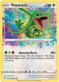 pokemon ss vivid voltage rayquaza 138 185