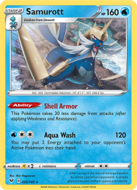 pokemon ss vivid voltage samurott 035 185 rh