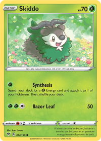 pokemon ss vivid voltage skiddo 017 185