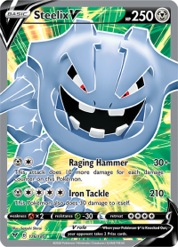 pokemon ss vivid voltage steelix v 176 185 full art