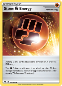 pokemon ss vivid voltage stone fighting energy 164 185