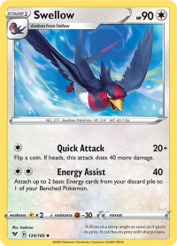 pokemon ss vivid voltage swellow 134 185