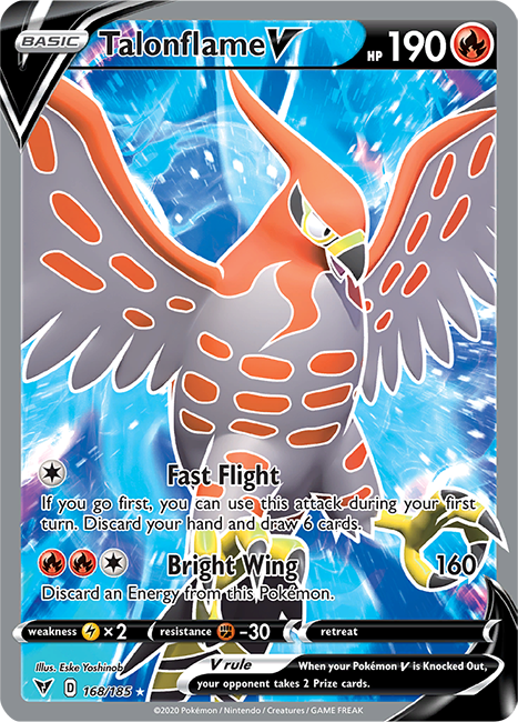 Talonflame V 168-185 FULL ART