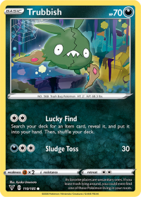 pokemon ss vivid voltage trubbish 110 185