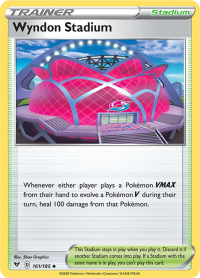 pokemon ss vivid voltage wyndon stadium 161 185