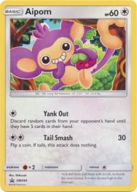 pokemon sun moon promos aipom sm244