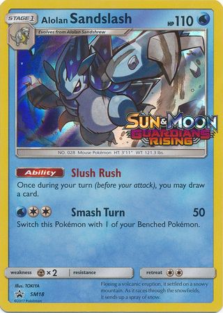 Alolan Sandslash - SM18 - Pre-Release Promo