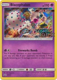 pokemon sun moon prerelease promos blacephalon sm221 staff pre release promo