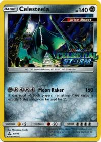 pokemon sun moon prerelease promos celesteela sm131 pre release promo